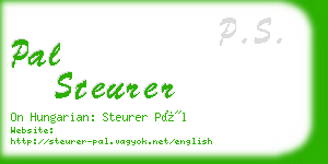 pal steurer business card